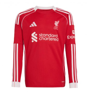 Liverpool Hjemmebanetrøje 2025-26 Langærmet